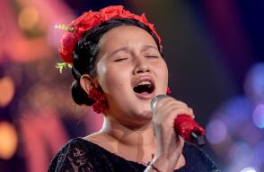 Nikol Romero en La Voz Kids.