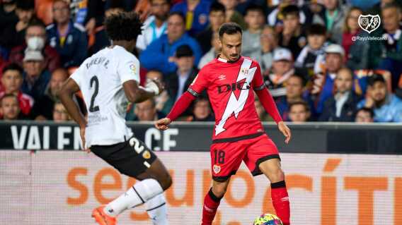 Valencia vs Rayo Vallecano. Foto: Vallecano Twitter Oficial Valencia vs Rayo Vallecano. Foto: Vallecano Twitter Oficial