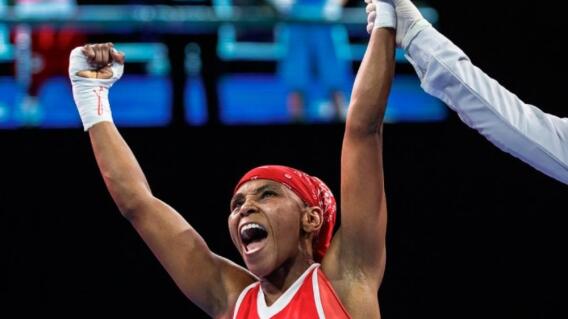 Ingrit Valencia, boxeadora colombiana, tras su victoria en el Mundial Femenino Ingrit Valencia, boxeadora colombiana, tras su victoria en el Mundial Femenino