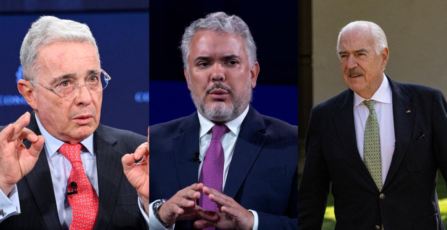 Álvaro Uribe, Iván Duque y Andrés Pastrana