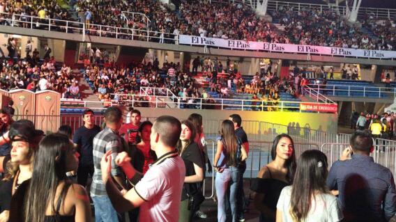 298134_Blu Radio/ Al menos 32 personas afectadas por gas pimienta en el Súperconcierto de la Feria. Foto: Cortesía