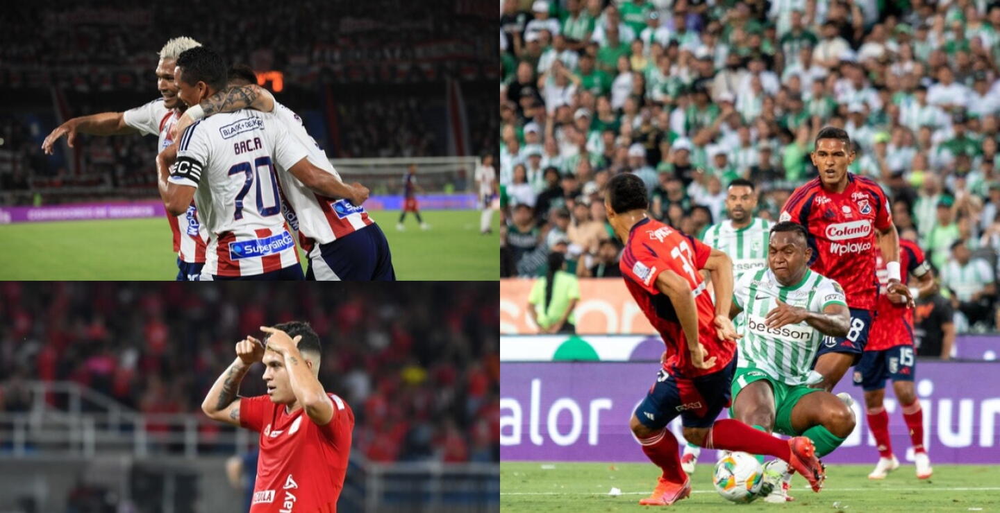 Junior vs. América y Nacional vs Medellín se enfrentan en la fecha 17 de la Liga BetPlay I-2025.