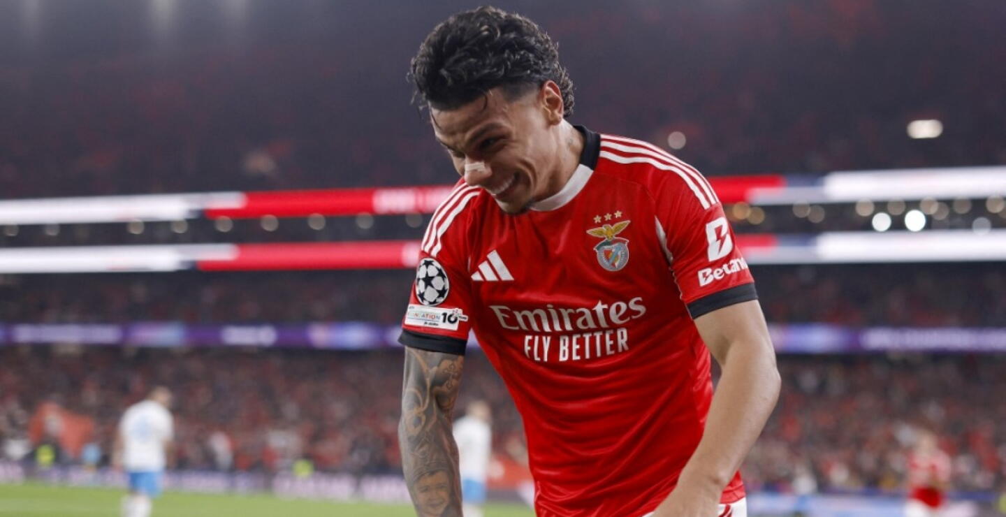 Richard Ríos, jugador colombiano del Benfica