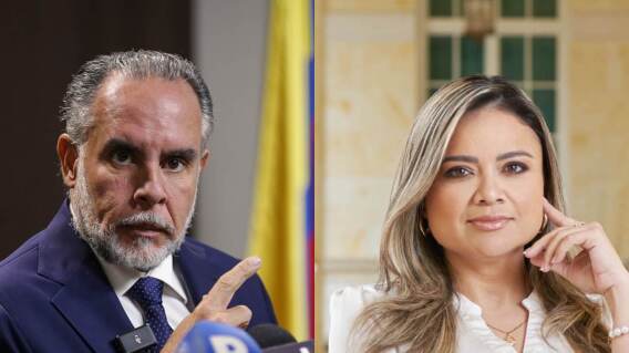 Armando Benedetti y Lina María Garrido.