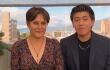 Alina Lozano y Jim Velásquez