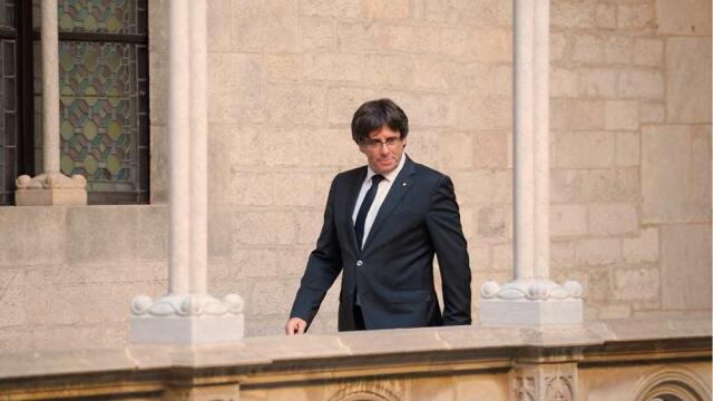 Puigdemont dice que no hay garantías para convocar elecciones en Cataluña 