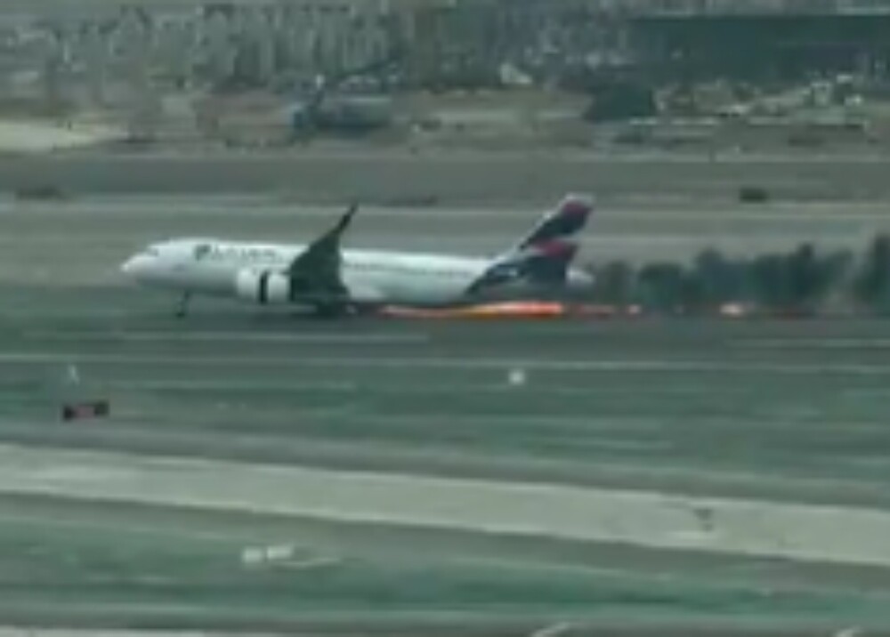 Aeropuerto El Dorado lamentó el choque de un avión en Lima, Perú