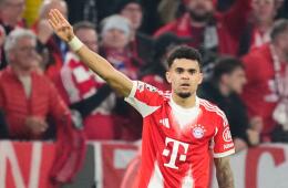 Luis Díaz fue figura con Bayern Múnich en la Champions League.