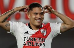 Juan Fernando Quintero vuelve a vestirse con los colores de River Plate.