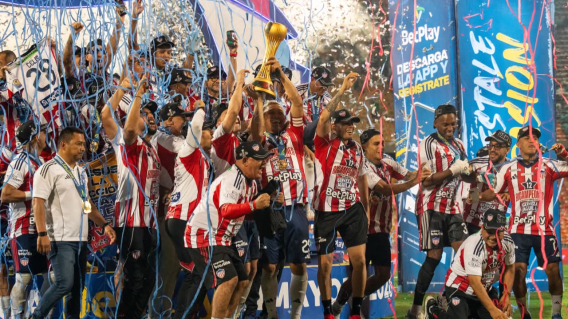 Junior de Barranquilla es el vigente bicampeón del fútbol colombiano.