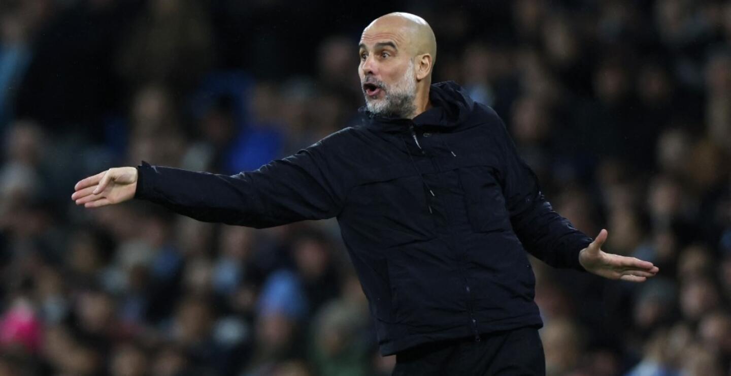 Pep Guardiola, director técnico del Manchester City.