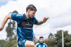 Santiago Giordana una de las figuras de Millonarios en frente de ataque.