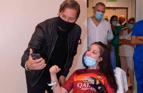 Ilenia Matilli y Francesco Totti 