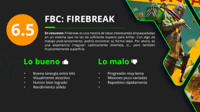 Calificación FBC Firebreak.png Calificación FBC Firebreak.png