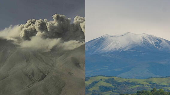 Volcán Puracé cumple un mes en alerta Naranja: sigue emisión de ceniza y movimientos sísmicos