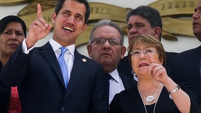 Michelle Bachelet se reunió con Juan Guaidó y Diosdado Cabello Michelle Bachelet se reunió con Juan Guaidó y Diosdado Cabello