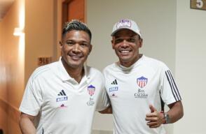 Teófilo Gutiérrez y Carlos Bacca, figuras del Junior de Barranquilla. 