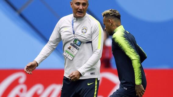 326050_BLU Radio. Tite y Neymar / Foto: AFP
