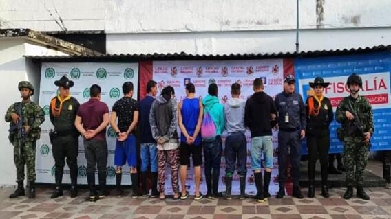 Autoridades capturan a ocho personas por extracción ilícita en Supía, Caldas Autoridades capturan a ocho personas por extracción ilícita en Supía, Caldas
