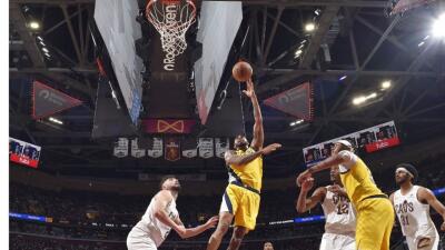 Indiana Pacers vs. Cleveland Cavaliers.
