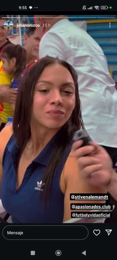 Luisa Agudelo en el evento fútbol y vida en Neiva. Luisa Agudelo en el evento fútbol y vida en Neiva.