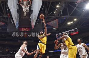 Indiana Pacers vs. Cleveland Cavaliers.