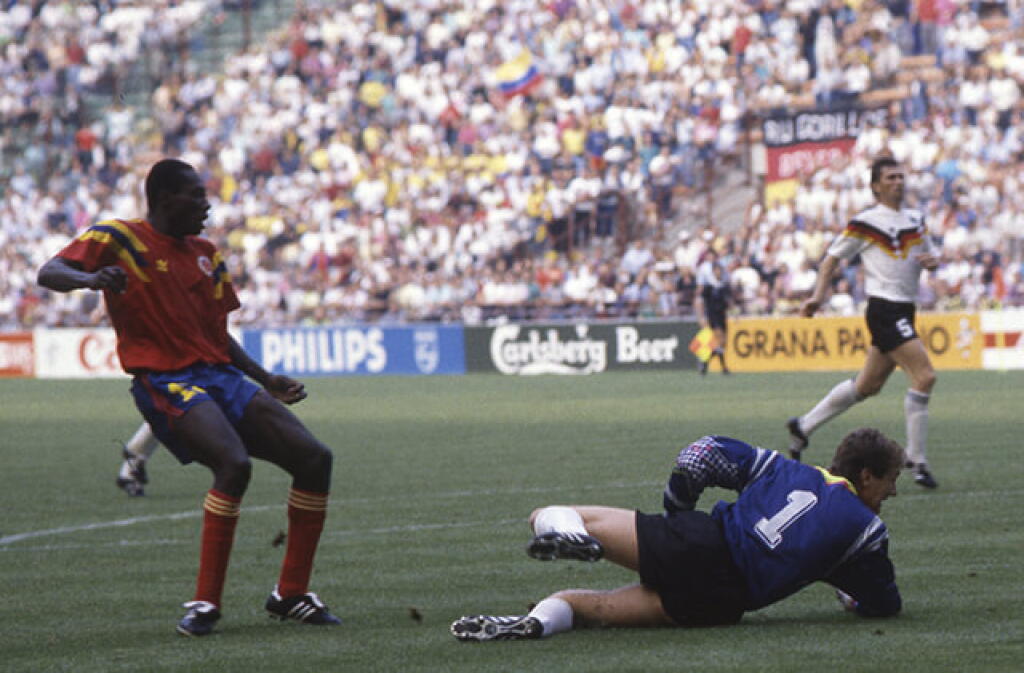 Freddy Rincón, su gol a Alemania en Italia 90 cumple 34 años - GolCaracol
