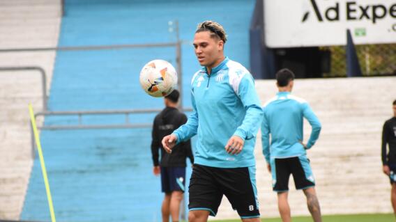 Juan Fernando Quintero, jugador del Racing. Juan Fernando Quintero, jugador del Racing.